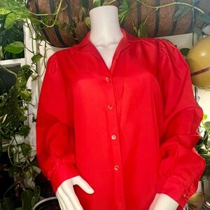 Red Women's Blouse